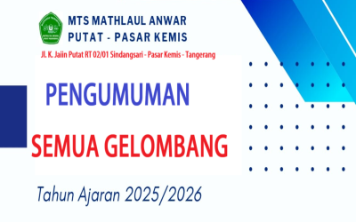 PENGUMUMAN SEMUA GELOMBANG